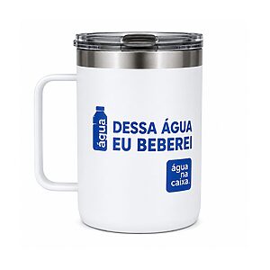 Copo térmico com tampa personalizado