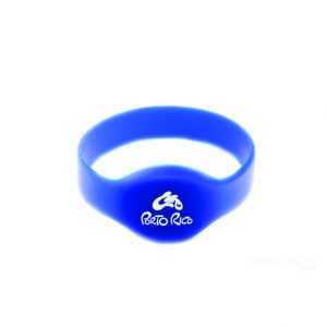 Pulseira silicone com chip RFID NFC
