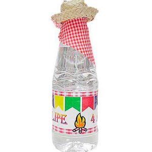 Água Personalizada Com Mini Chapéu de Palha