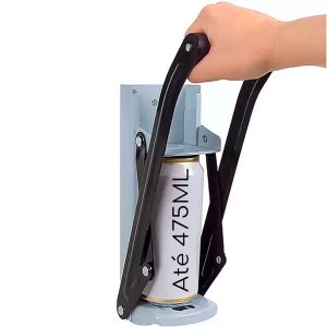 Amassador De Lata Latinha Latão Cerveja Reciclagem Até 475ml