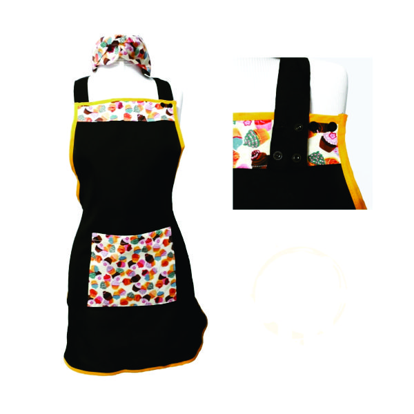 Avental personalizado confeitaria