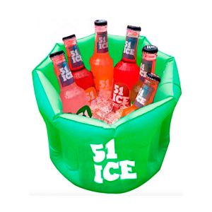 Balde de Gelo Inflável para Bebidas Personalizado
