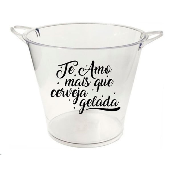 Balde de Gelo Personalizado Namorados
