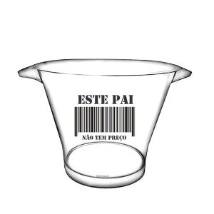 Balde de Gelo Personalizado Pais