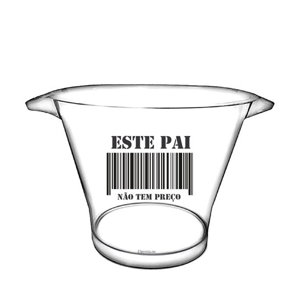 Balde de Gelo Personalizado Pais