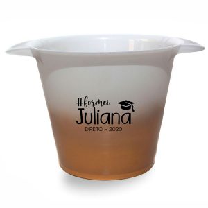Balde de Gelo Personalizado para Formatura