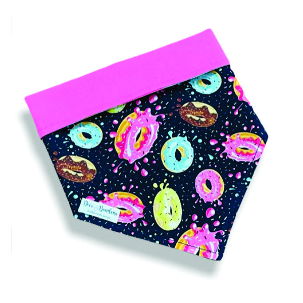 Bandana Donuts Rosa Personalizada