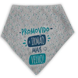 Bandana Para Cães e Gatos Promovido a Irmão Mais Velho