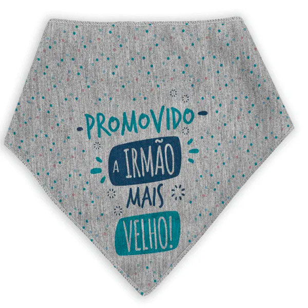 Bandana Para Cães e Gatos Promovido a Irmão Mais Velho