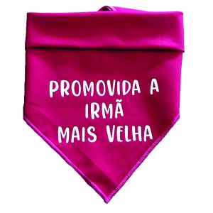 Bandana Pet Promovida a Irmã Mais Velha