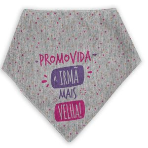 Bandana Para Cães e Gatos Promovida a Irmã Mais Velha