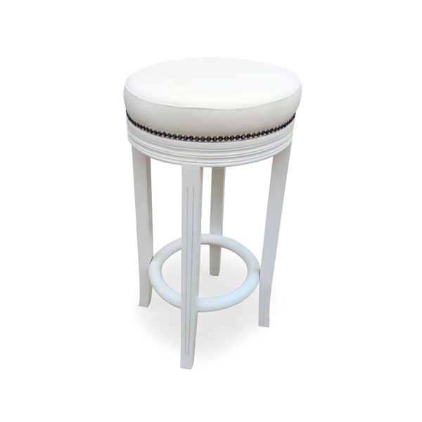 Banqueta Dior Madeira Maciça Design Clássico