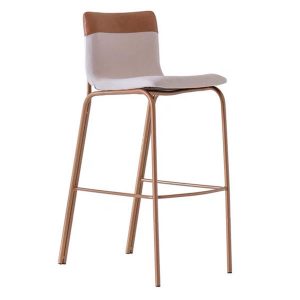 Banqueta Edith Estofada Anatômica Design Contemporâneo