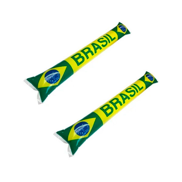 Bastão Bate-bate Inflável Copa Torcida Brasil