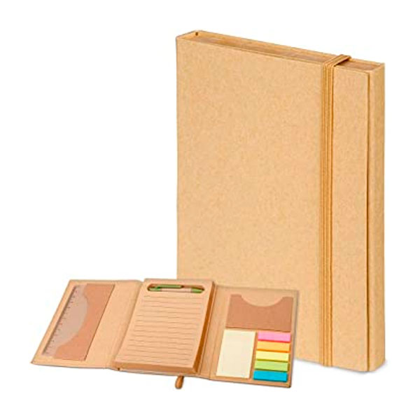 Bloco de Anotações Com Post it de 5 cores