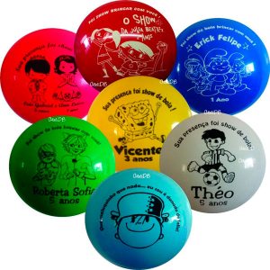Bola de vinil personalizada atacado