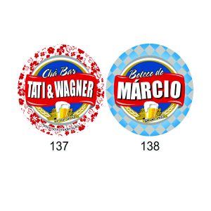 Bolachas chopp papel personalizada