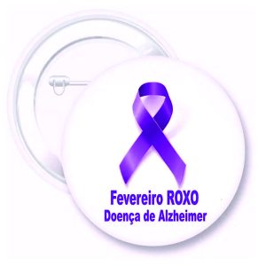 Botton Fevereiro Roxo