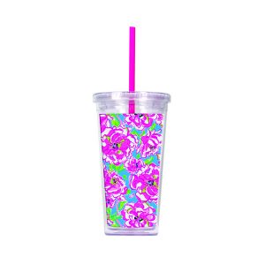 Brinde Copo com canudo personalizado