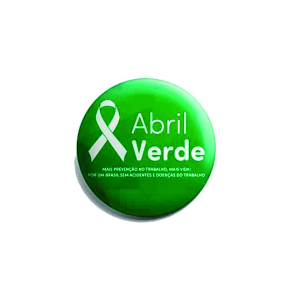 Broche Abril Verde