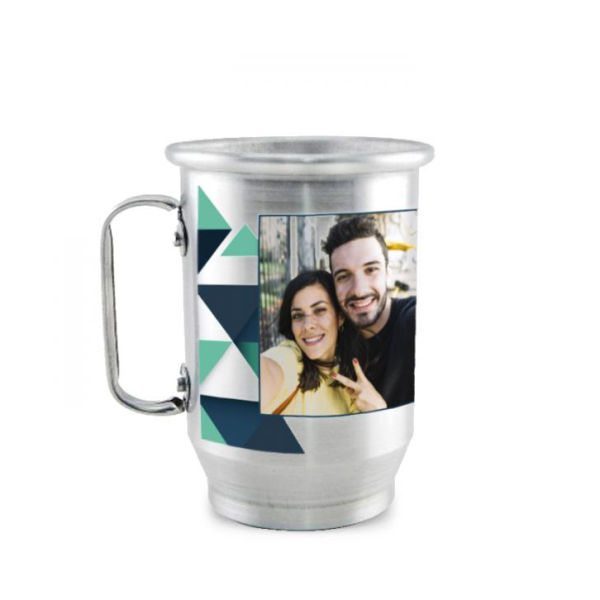 Caneca de Alumínio Personalizada com Foto