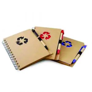 CADERNO EM KRAFT RECICLAGEM