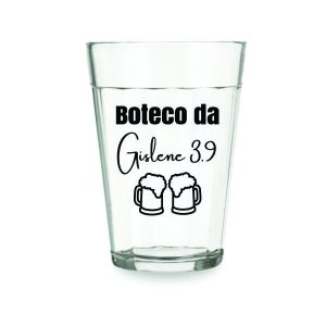 Copo Americano de Vidro Personalizado