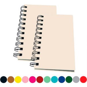 Caderno capa dura arame duplo