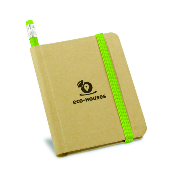 Caderno capa dura cortiça