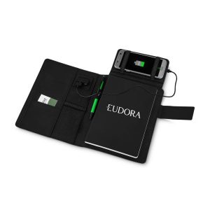 Caderno com Carregador Power Bank Personalizado
