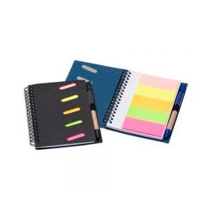 Bloco de Anotações com Post It e Caneta
