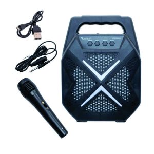Caixa Bluetooth de Som Karaokê