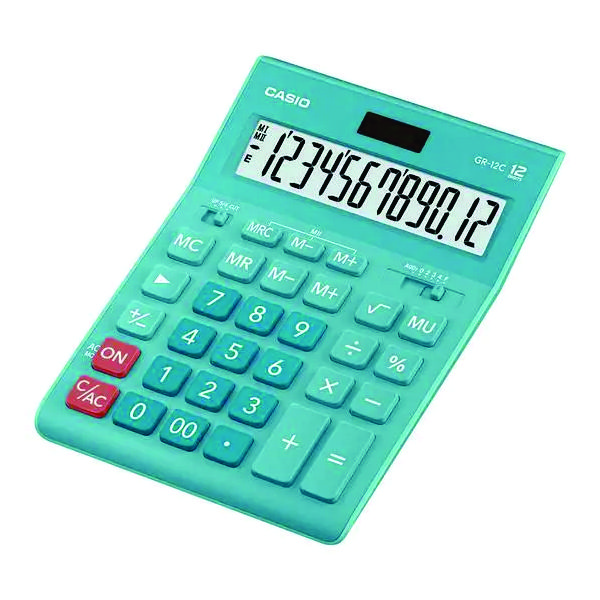 Calculadora Azul Turquesa 12 Dígitos