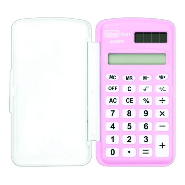 Calculadora Personalizada Rosa Claro