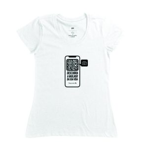 Camiseta QR Code Brindes
