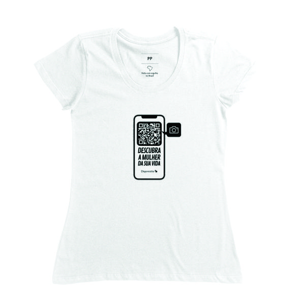 Camiseta QR Code Brindes