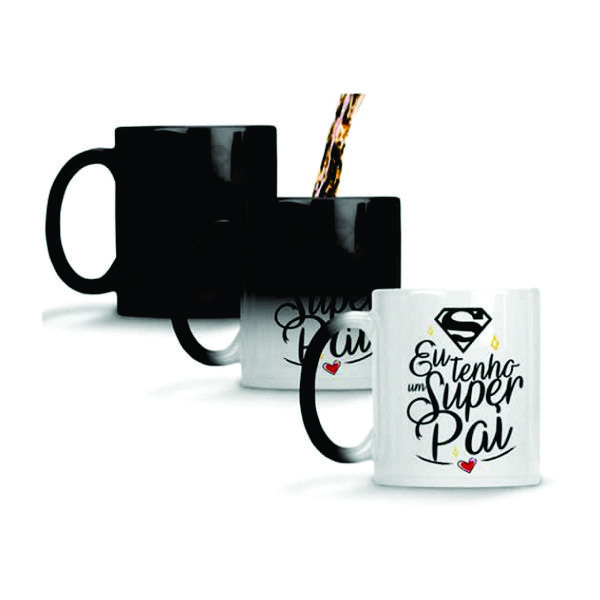 Caneca Mágica Personalizada Dia dos Pais