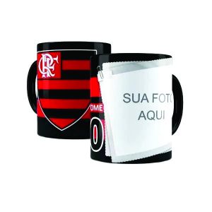 Caneca Personalizada do Flamengo com Foto Brinde