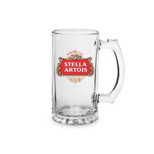 Caneca de chopp de vidro