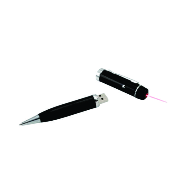 Caneta com Pen Drive e Laser