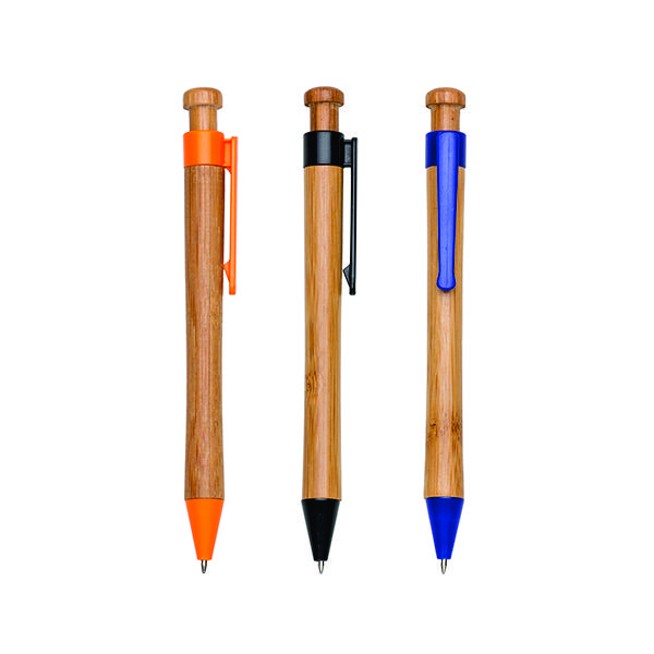 Caneta de Bambu Personalizada