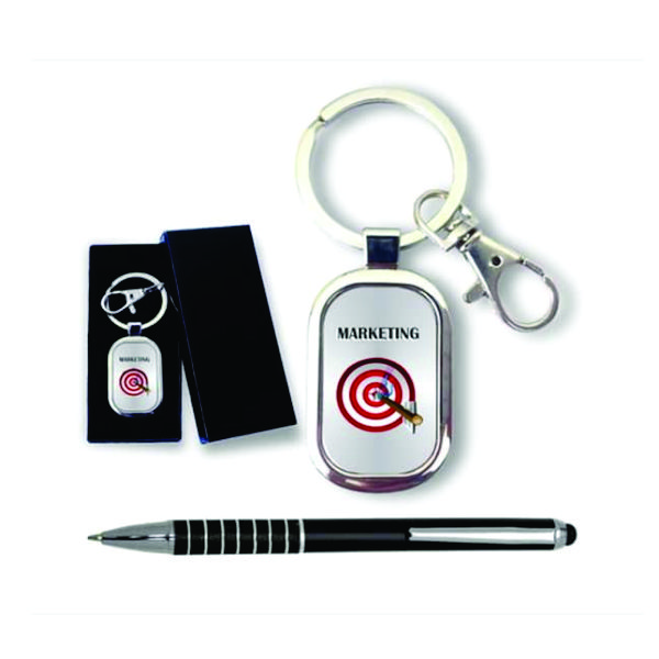 Caneta e Chaveiro Personalizado Marketing