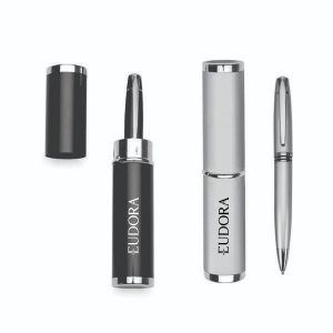 Caneta personalizada com estojo brinde
