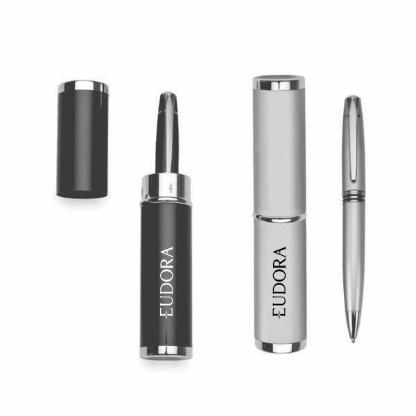 Caneta personalizada com estojo brinde