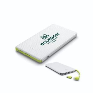 Carregador de Celular Power Bank Branco