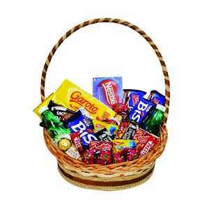 Cesta de chocolate personalizado