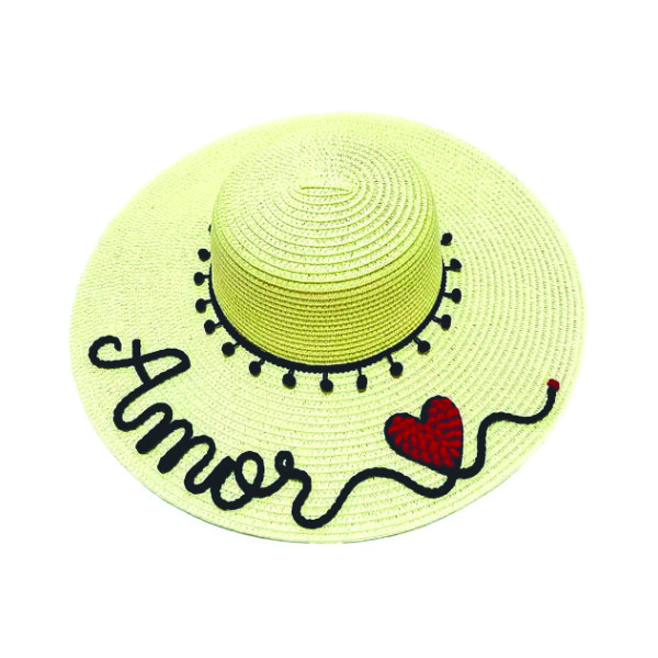 Chapéu de Palha Personalizado com Nome