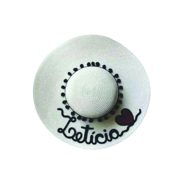 Chapéu de Praia Personalizado Com Seu Nome