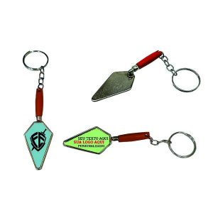 Chaveiro Colher de Pedreiro Personalizada