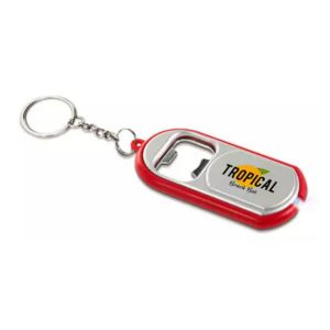 Chaveiro abridor garrafa personalizado led